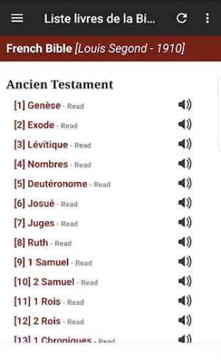 Bible en Français Louis Segond 2