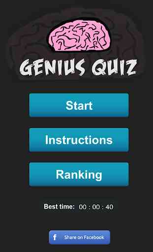 Genius Quiz - Smart Brain Trivia Game 4