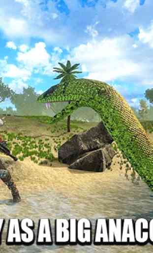 Wild Anakonda snake attack 3D 1