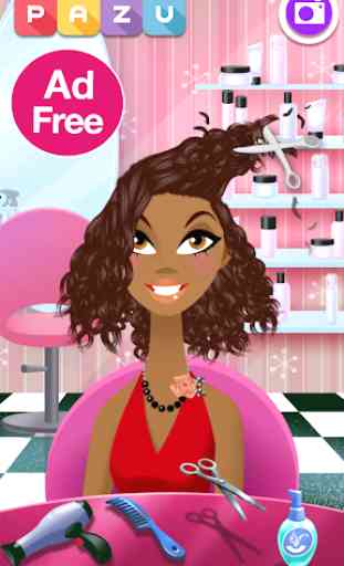 Girls Hair Salon - Hair makeover game for kids 2