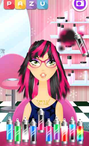 Girls Hair Salon - Hair makeover game for kids 3