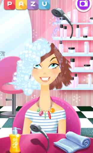 Girls Hair Salon - Hair makeover game for kids 4