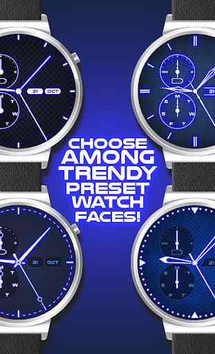 Neon Blau Smartwatch 2