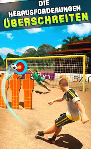 Schießen Tor - Beach Soccer Spiel 1