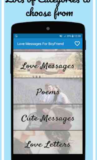 Love Messages for Boyfriend - Share Flirty Texts 1