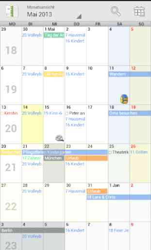 Personal Calendar (Kalender) 1