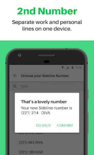 Sideline - Get a Second Number for a Business Line 2