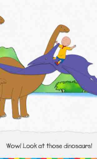 Caillou the Dinosaur Hunter - Story and Activities 4