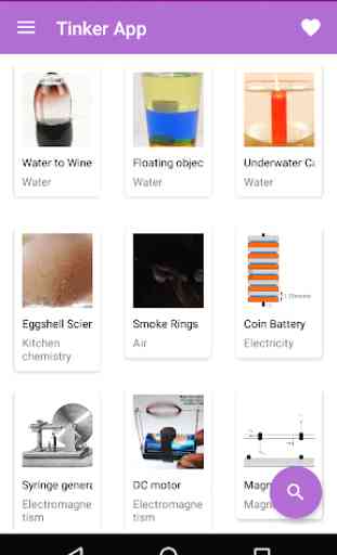 TinkerApp Science Projects 2