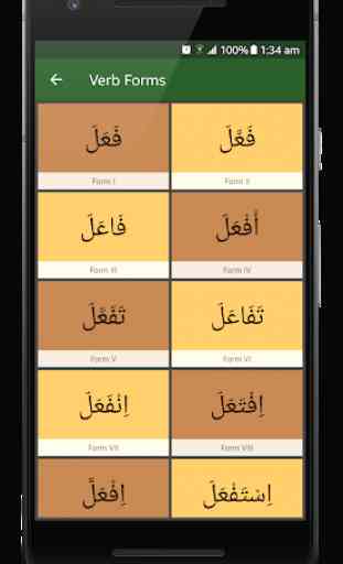 Arabic Verb Conjugator 2