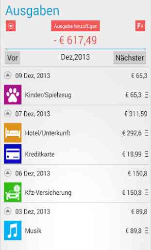 Home Budget Manager (Deutsch) 2