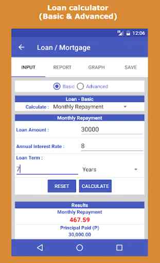 Loan & Interest Calculator 2