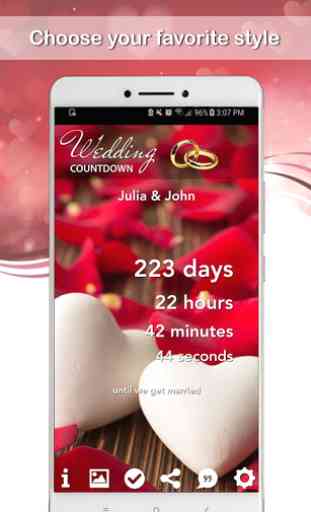 Hochzeits-Countdown App 3