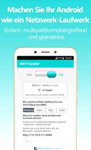 WiFi+Transfer | Synchrondateien & Freiraum 1