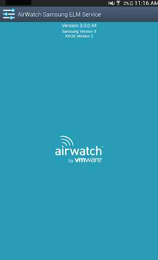AirWatch Samsung ELM Service 4