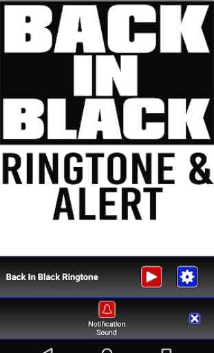 Back in Black Ringtone & Alert 3