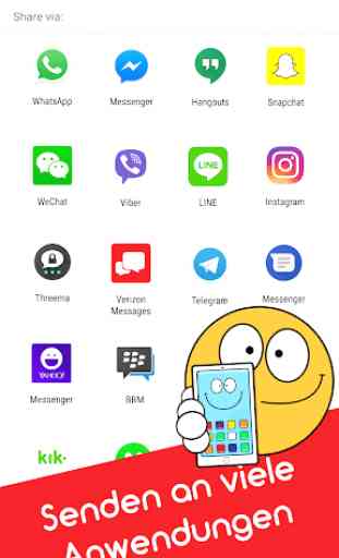 Emojidom WhatsApp Smileys & Sticker für Facebook 3
