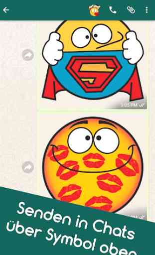 Emojidom WhatsApp Smileys & Sticker für Facebook 4