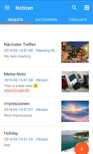 Notizen App kostenlos Deutsch 2
