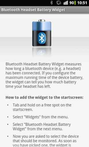 Bluetooth Headset Akku Battery 2