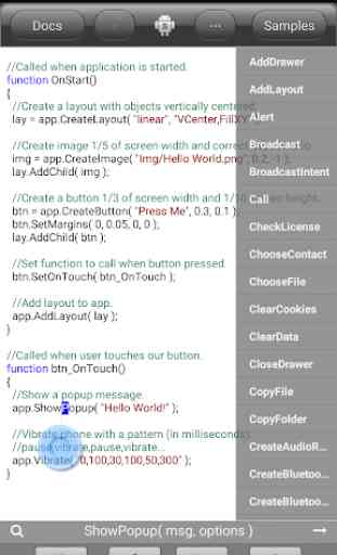 DroidScript - JavaScript Mobile Codierung 2