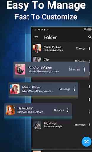 Musik für Android-Audio Player 4
