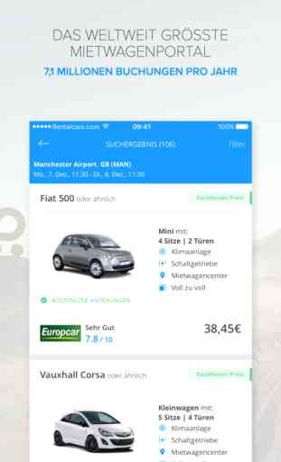 Rentalcars.com Mietwagen-App 4