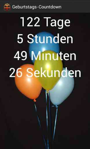 Geburtstags-Countdown 2