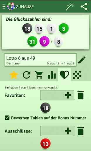 Lotterie Generator - Statistik 2