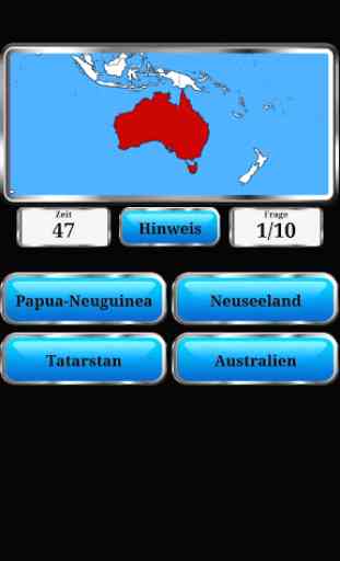Welt Geographie - Quiz-Spiel 2
