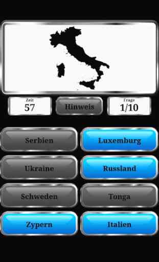 Welt Geographie - Quiz-Spiel 4