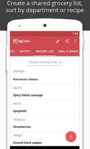 BigOven Recipes, Meal Planner, Grocery List & More 4