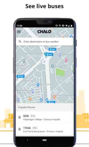 Chalo - Live bus tracking App 1