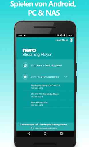 Nero Streaming Player | Handy mit TV verbinden 2
