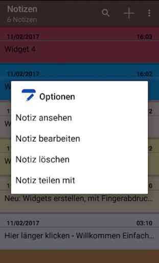 Notizen App Deutsch 3
