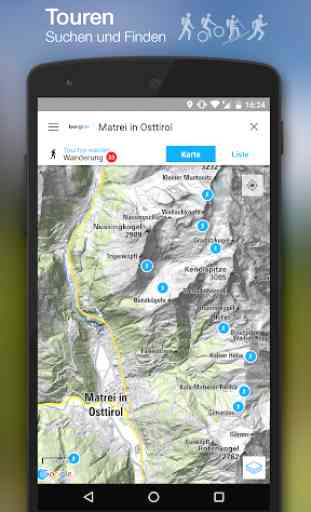 bergfex/Touren & GPS Tracking Wandern Bike Laufen 1
