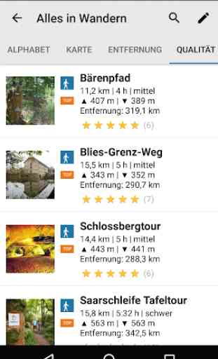 Saarland: Touren - App 3