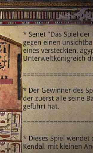 Senet(Spiel des Alten Ägypten) 4