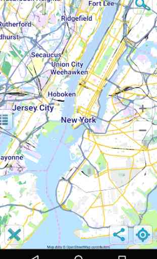 Karte von New York offline 1