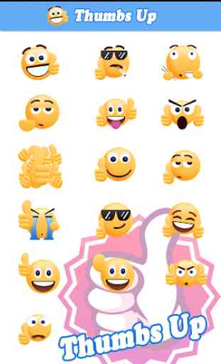 Free Thumbs Up Emoji Sticker 1