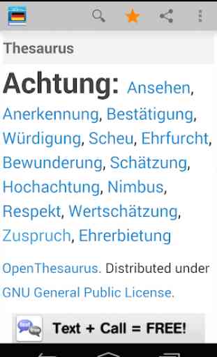 German Dictionary by Farlex 3