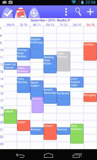 Aufgaben Kalender Planer+ 1