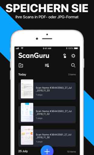 Scanner App: Scannen von PDF 2