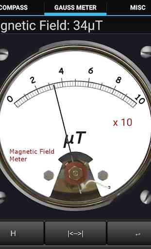 Kompass + Gauss EMF Meter 1