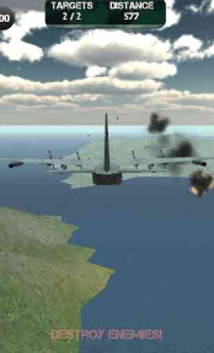 Airplane Gunship Simulator 3D 2