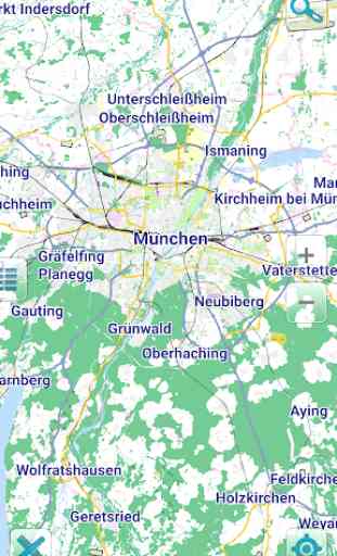 Karte von München offline 1