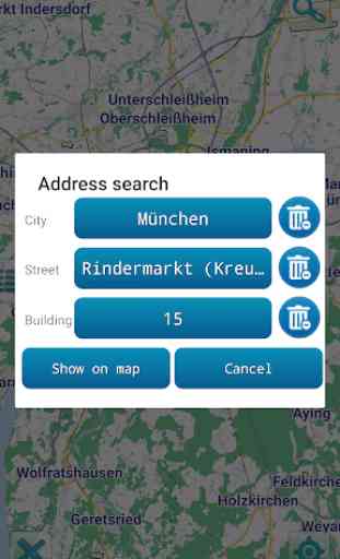 Karte von München offline 3