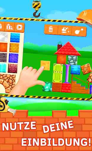 Spiele kostenlos für kinder Häuser bauen! 1