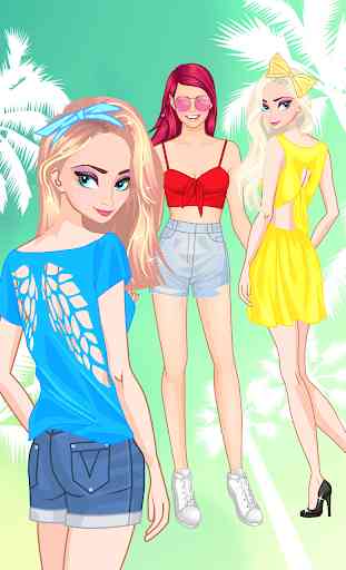 ❤  Summer time ❤  Sisters dress up game 2