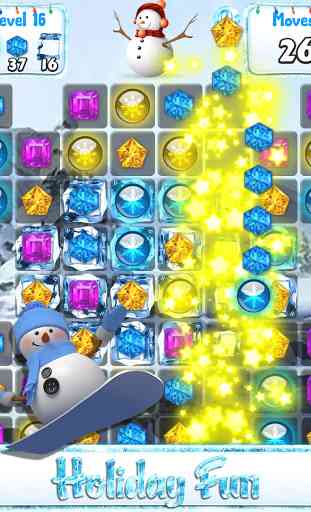 Snowman Games & Frozen Puzzles match 3 games free 4
